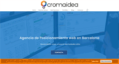 Desktop Screenshot of cromaidea.com