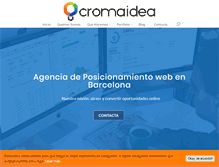 Tablet Screenshot of cromaidea.com